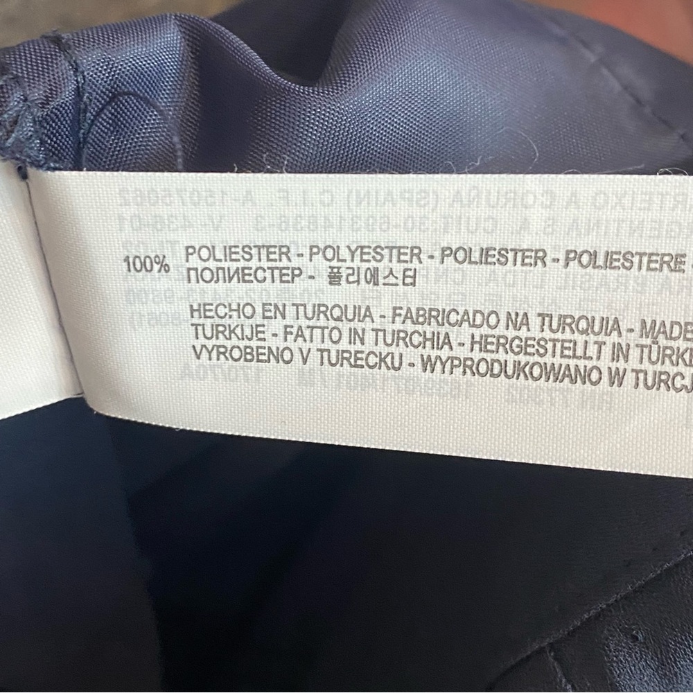 Zara Basic Navy Flowy Pants - image 4